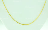 14K Solid Yellow Gold Franco Chain Necklace #5438,5439