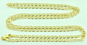 14K Solid Yellow Gold Gucci Mariner Chain Necklace #6243-6247