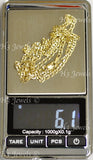 14K Solid Yellow Gold Gucci Mariner Chain Necklace #6243-6247